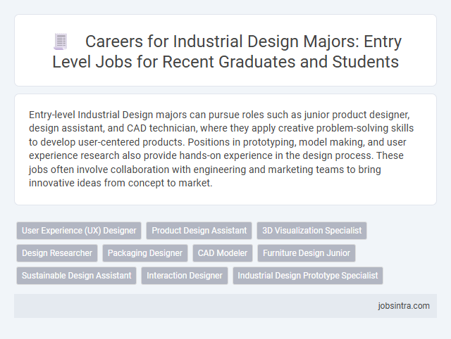 Careers for Industrial Design Majors: Entry Level Jobs for Recent Graduates and Students