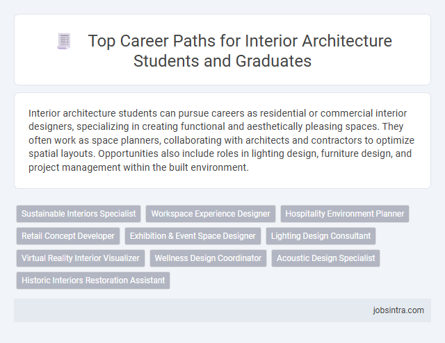 Top Career Paths for Interior Architecture Students and Graduates