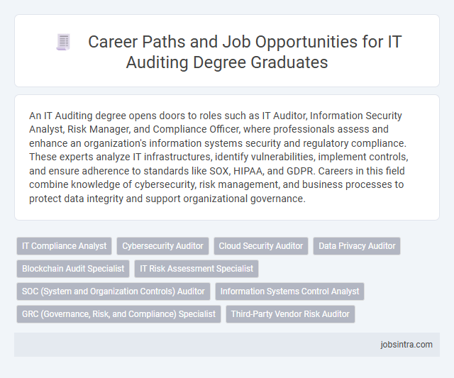 Career Paths and Job Opportunities for IT Auditing Degree Graduates