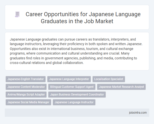 Career Opportunities for Japanese Language Graduates in the Job Market