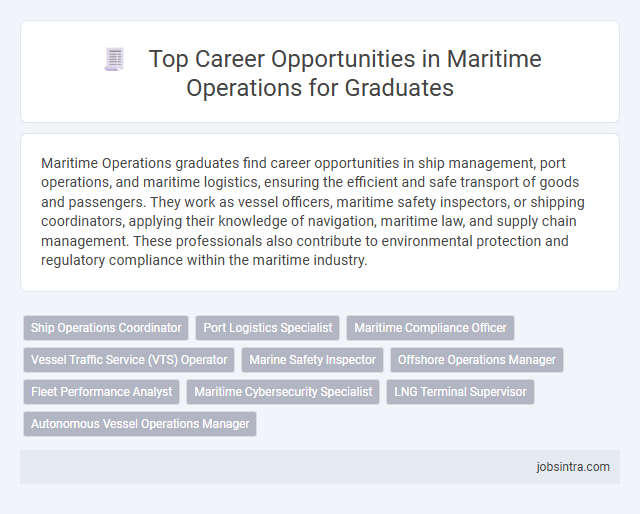 Top Career Opportunities in Maritime Operations for Graduates