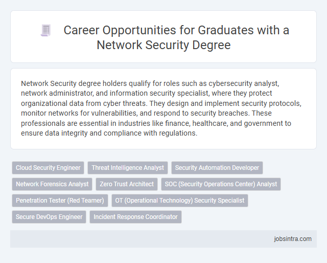 Career Opportunities for Graduates with a Network Security Degree