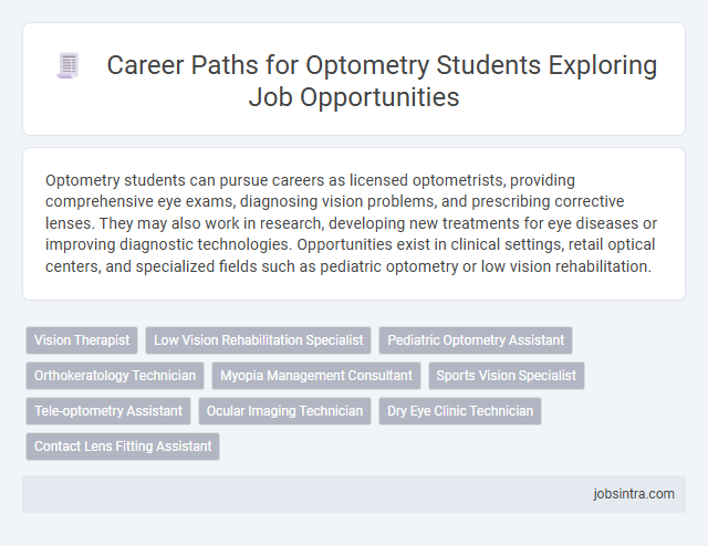 Career Paths for Optometry Students Exploring Job Opportunities