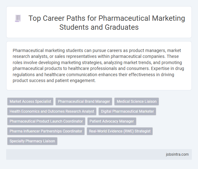 Top Career Paths for Pharmaceutical Marketing Students and Graduates