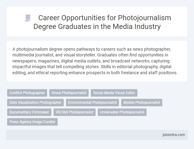 Career Opportunities for Photojournalism Degree Graduates in the Media Industry