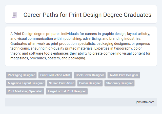 Career Paths for Print Design Degree Graduates