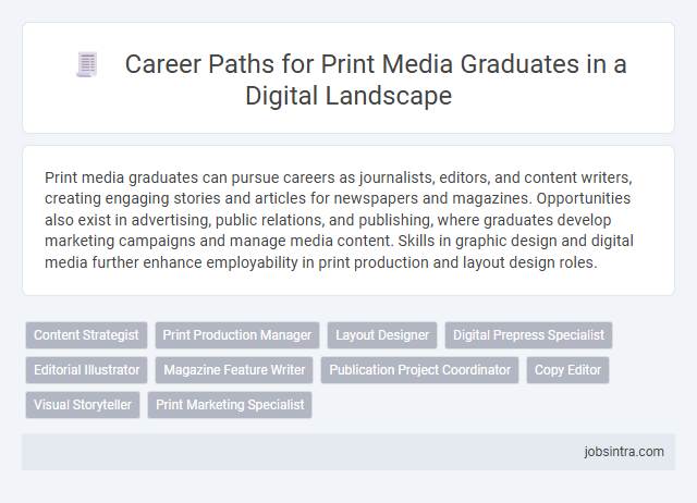 Career Paths for Print Media Graduates in a Digital Landscape