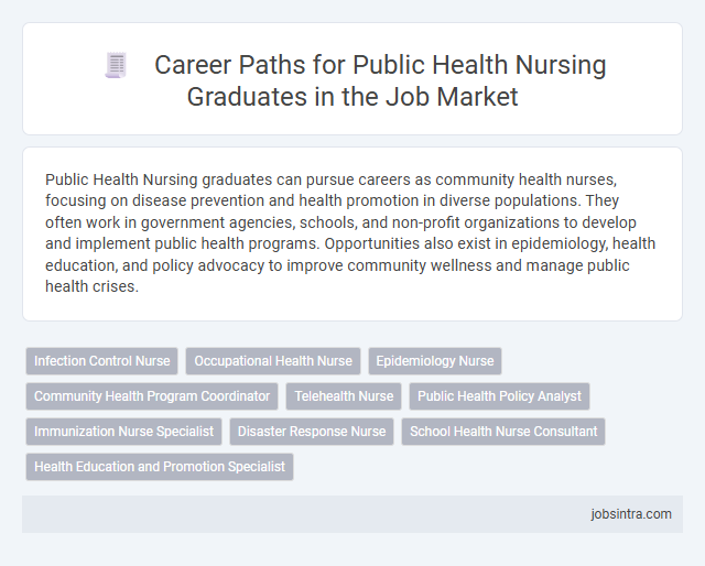 Career Paths for Public Health Nursing Graduates in the Job Market