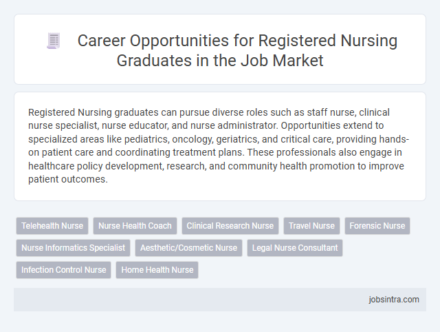 Career Opportunities for Registered Nursing Graduates in the Job Market