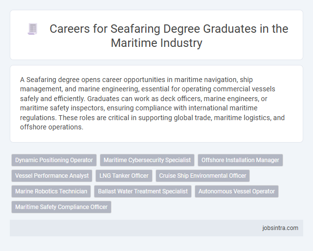 Careers for Seafaring Degree Graduates in the Maritime Industry