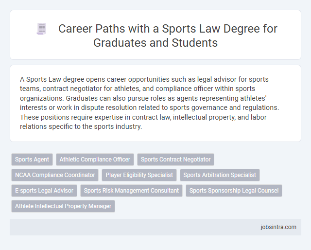 Career Paths with a Sports Law Degree for Graduates and Students