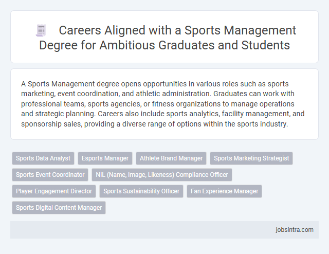 Careers Aligned with a Sports Management Degree for Ambitious Graduates and Students