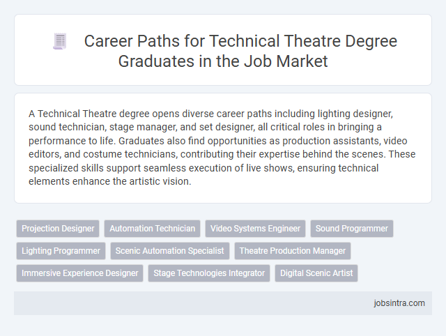 Career Paths for Technical Theatre Degree Graduates in the Job Market