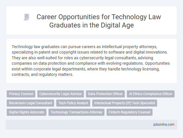Career Opportunities for Technology Law Graduates in the Digital Age