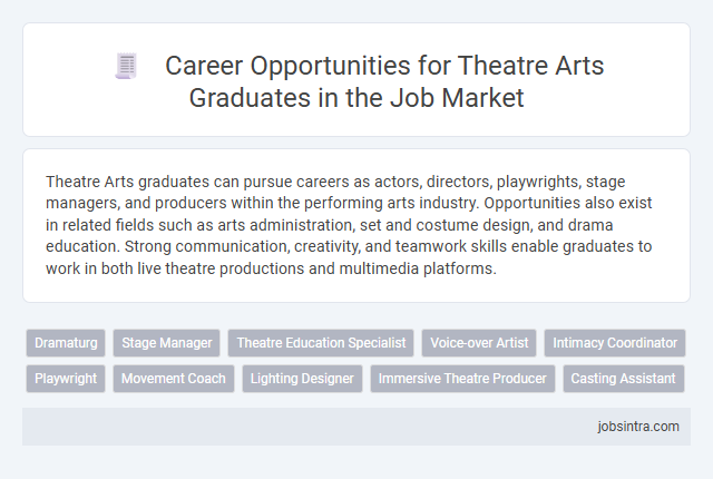 Career Opportunities for Theatre Arts Graduates in the Job Market