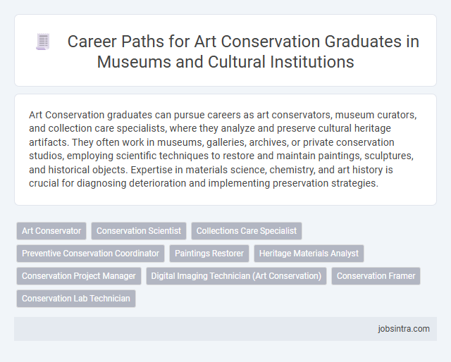 Career Paths for Art Conservation Graduates in Museums and Cultural Institutions