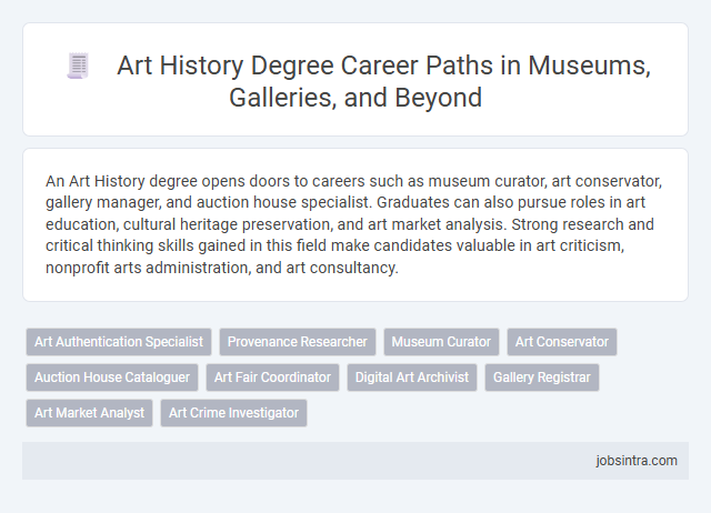 Art History Degree Career Paths in Museums, Galleries, and Beyond