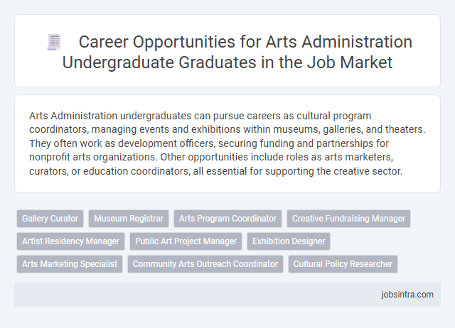 Career Opportunities for Arts Administration Undergraduate Graduates in the Job Market