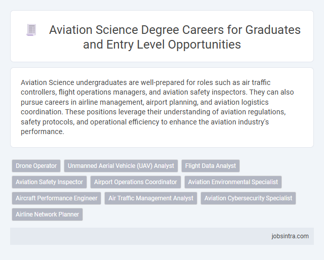Aviation Science Degree Careers for Graduates and Entry Level Opportunities