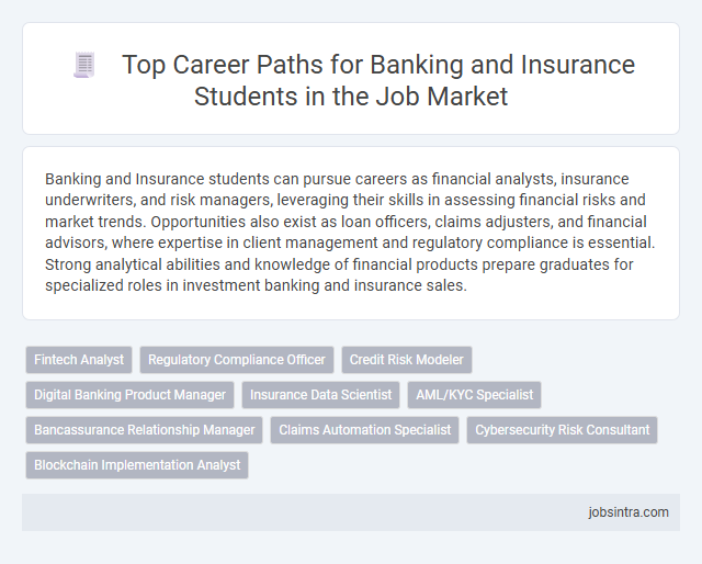 Top Career Paths for Banking and Insurance Students in the Job Market