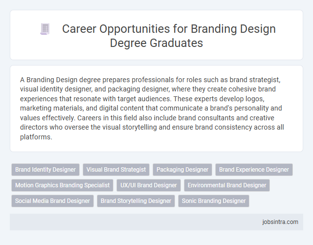 Career Opportunities for Branding Design Degree Graduates