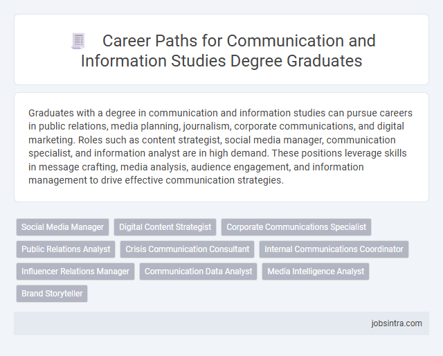 Career Paths for Communication and Information Studies Degree Graduates
