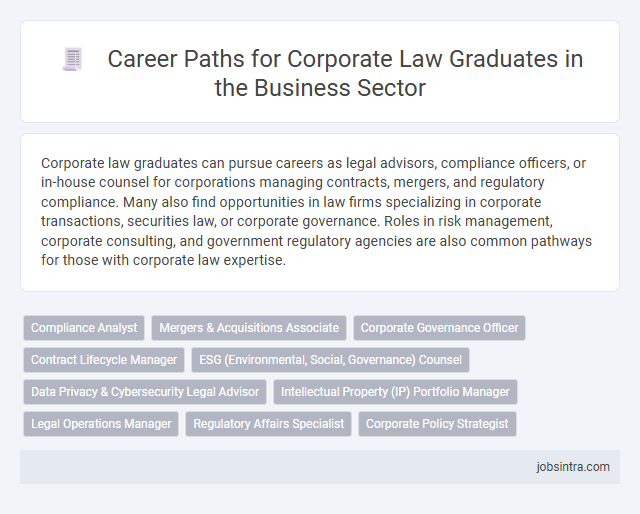 Career Paths for Corporate Law Graduates in the Business Sector