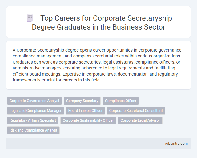 Top Careers for Corporate Secretaryship Degree Graduates in the Business Sector