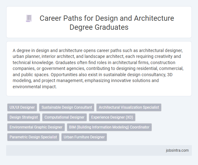 Career Paths for Design and Architecture Degree Graduates