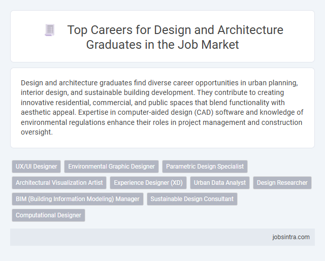 Top Careers for Design and Architecture Graduates in the Job Market