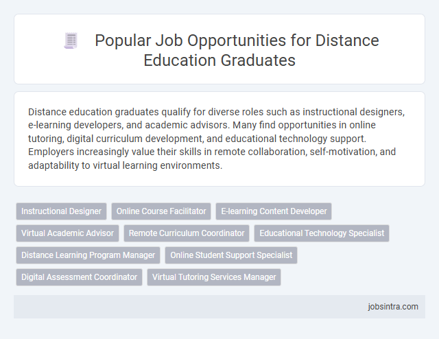 Popular Job Opportunities for Distance Education Graduates