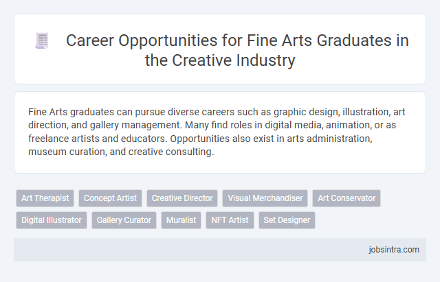 Career Opportunities for Fine Arts Graduates in the Creative Industry