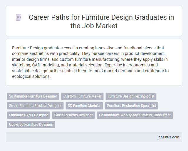 Career Paths for Furniture Design Graduates in the Job Market