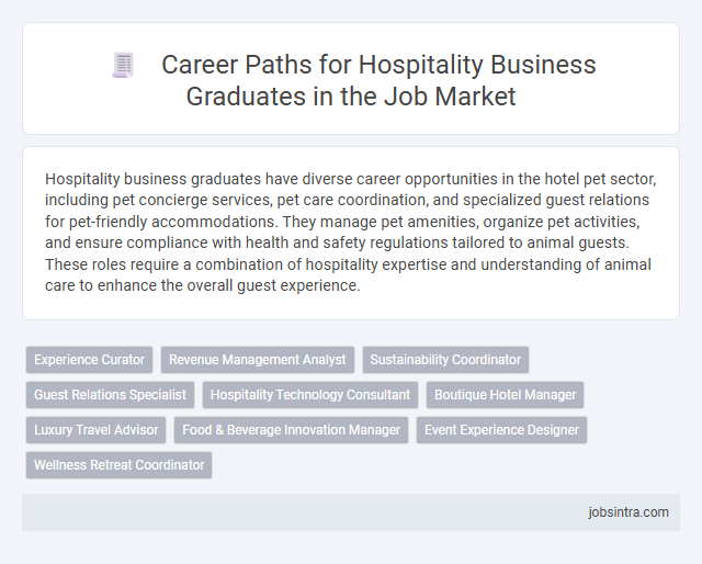 Career Paths for Hospitality Business Graduates in the Job Market