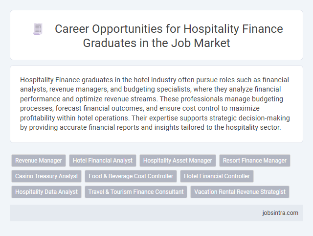 Career Opportunities for Hospitality Finance Graduates in the Job Market