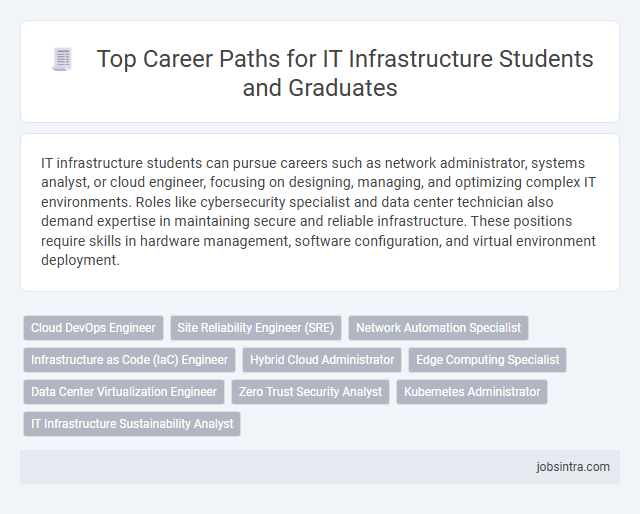 Top Career Paths for IT Infrastructure Students and Graduates