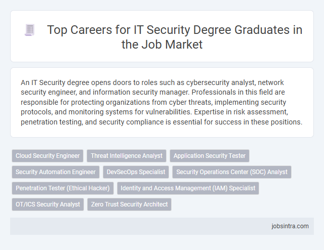 Top Careers for IT Security Degree Graduates in the Job Market