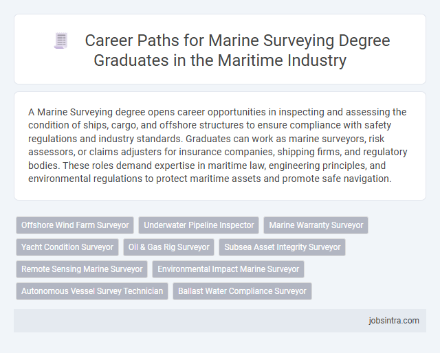 Career Paths for Marine Surveying Degree Graduates in the Maritime Industry
