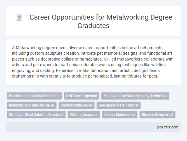 Career Opportunities for Metalworking Degree Graduates
