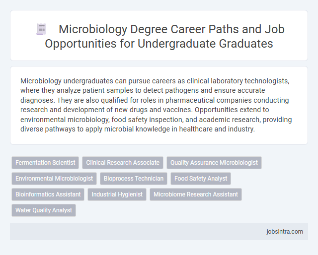 Microbiology Degree Career Paths and Job Opportunities for Undergraduate Graduates