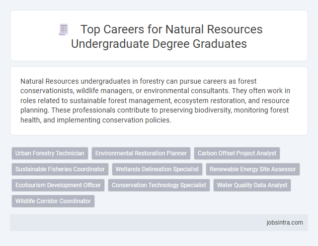 Top Careers for Natural Resources Undergraduate Degree Graduates