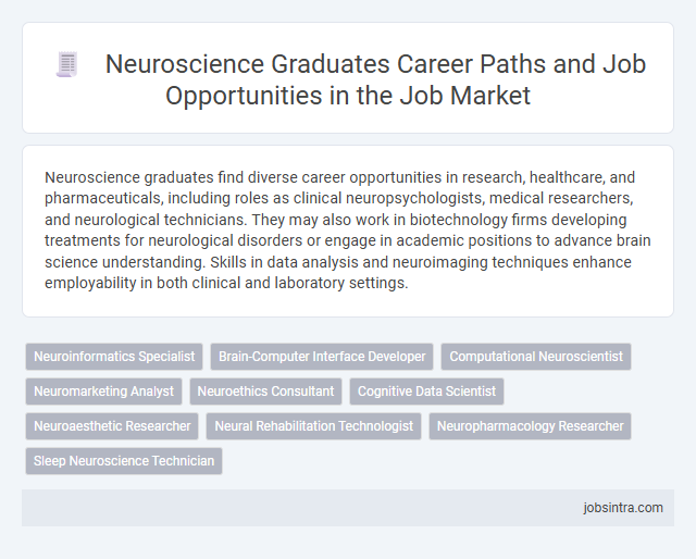 Neuroscience Graduates Career Paths and Job Opportunities in the Job Market