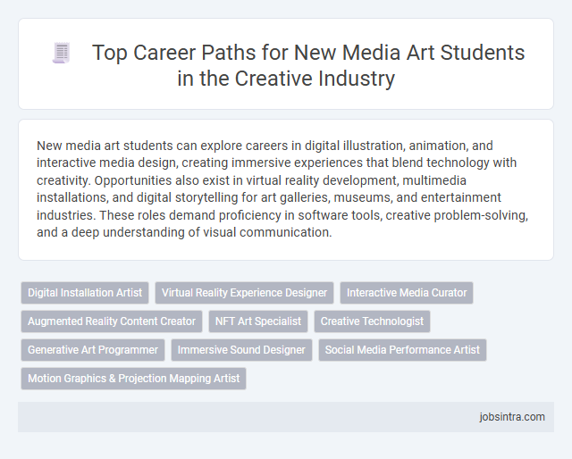 Top Career Paths for New Media Art Students in the Creative Industry