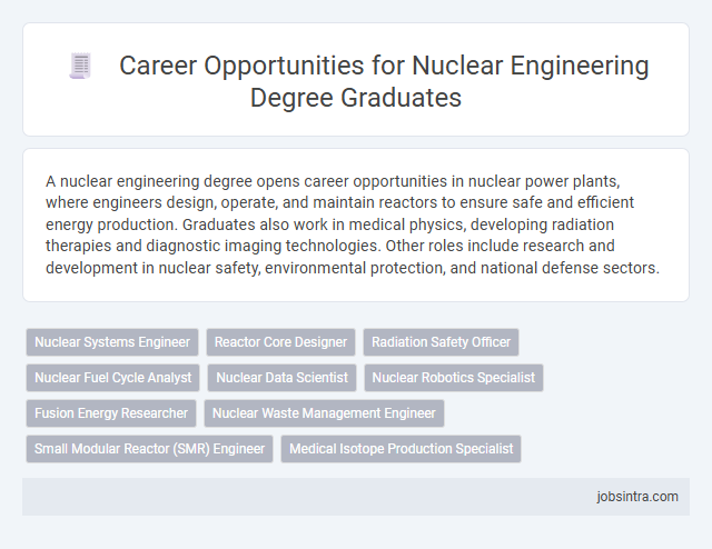 Career Opportunities for Nuclear Engineering Degree Graduates