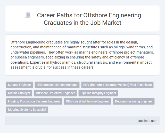 Career Paths for Offshore Engineering Graduates in the Job Market