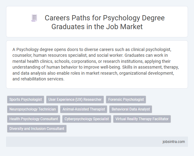 Careers Paths for Psychology Degree Graduates in the Job Market