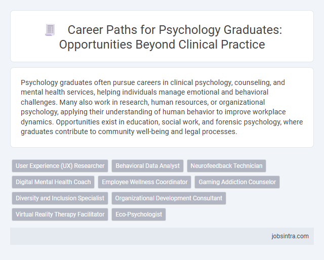 Career Paths for Psychology Graduates: Opportunities Beyond Clinical Practice