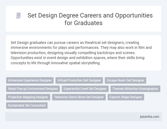 Set Design Degree Careers and Opportunities for Graduates