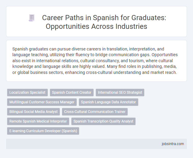 Career Paths in Spanish for Graduates: Opportunities Across Industries