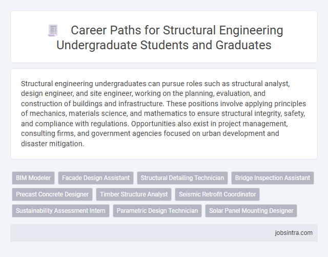 Career Paths for Structural Engineering Undergraduate Students and Graduates